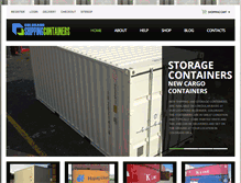 Tablet Screenshot of coloradoshippingcontainers.com